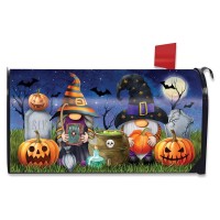 Briarwood Lane Halloween Gnomes Magnetic Mailbox Cover Humor Spooky Standard