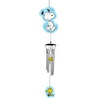 Spoontiques Snoopy Wind Chime Garden Dacor Decorative Chimes For Yard And Garden Decoration