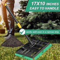 Lawn Leveling Rake 17X10 Heavy Duty Lawn Leveler With Adjustable Handle Dirt Ground Level Tool For Yard Garden 72 Inch