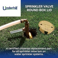 Underhill Sprinkler Valve Round Box Lid Versalid 6 To 7 Universal Cover For Automatic Irrigation System Lawn Yard Outs