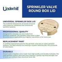 Underhill Sprinkler Valve Round Box Lid Versalid 6 To 7 Universal Cover For Automatic Irrigation System Lawn Yard Outs