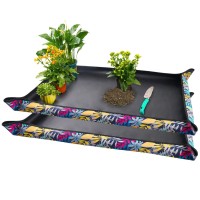 Onlysuki 2 Pcs 435 X 295 Extra Large Repotting Mat For Indoor Plants Transplanting And Dirt Control Plant Gift For Plant L