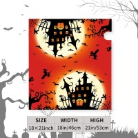 Halloween Mailbox Covers Magnetic Castle Witch Mailbox Cover Mailbox Wraps Post Letter Box Covers Garden Decorations Outdoor 21