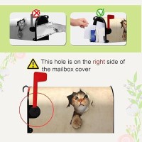 Magnetic Mailbox Cover Cute Kitty Cat Decorative Mailwraps Mailbox Post Box Cover Standard Size For Garden Yard 21 18 Inch