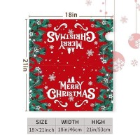 Dacawin Merry Christmas Mailbox Cover Xmas Trees Magnetic Mailbox Covers Poinsettia Winter Snowflake Letter Post Box Cover Stand