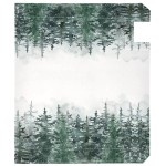 Winter Forest Tree Scenery Snow Magnetic Mailbox Cover Christmas White Green Xmas Mailbox Covers Standard Size Garden Yard Post