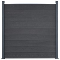 vidaXL Fence Panel Set Gray 139