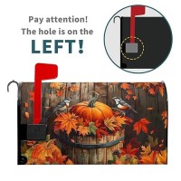 Fall Mailbox Covers Magnetic Standard Size 18X21Inch Fall Maple Leaves Mailbox Covers Magnetic Autumn Harvest Mailbox Cover Fall