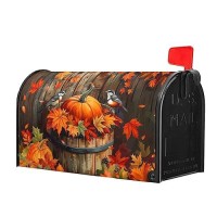 Fall Mailbox Covers Magnetic Standard Size 18X21Inch Fall Maple Leaves Mailbox Covers Magnetic Autumn Harvest Mailbox Cover Fall