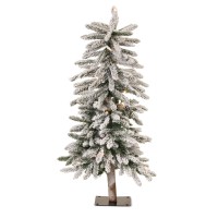 Flocked Alpine Tree