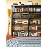 Boston Common Polypropylene Braided Rug 3Feet by 5Feet Winter Blues