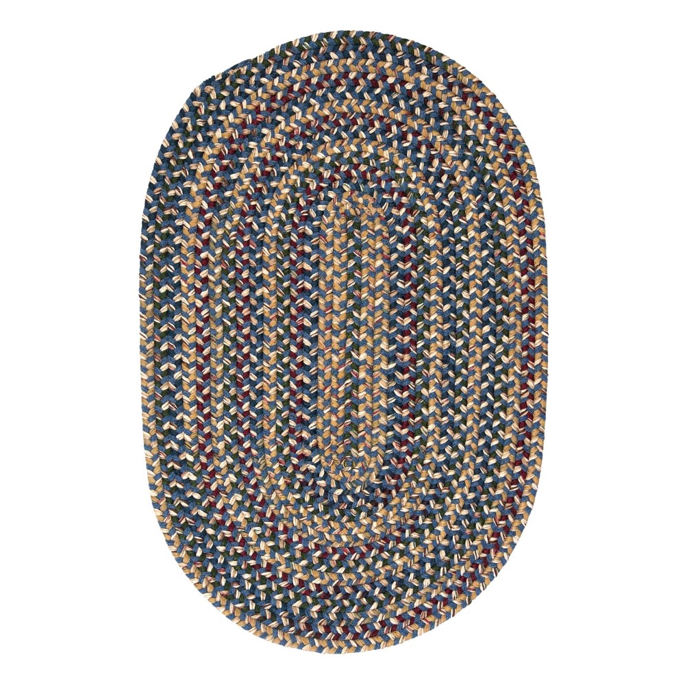 Twilight Round Area Rug 10 by 10Feet Federal Blue