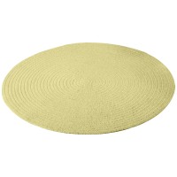 Spring Meadow Braided Rug 8x8 Sprout Green