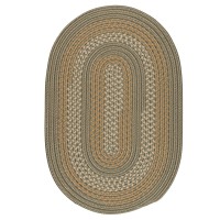 Georgetown Oval Area Rug 8 by 11Feet Olive