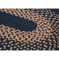 Madison Oval Area Rug 12 by 15Feet Blue Moon