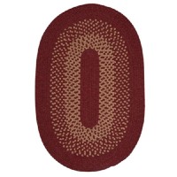 Madison Oval Area Rug 10 by 13Feet Holly Berry