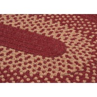 Madison Oval Area Rug 12 by 15Feet Holly Berry