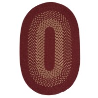 Madison Oval Area Rug 2 by 8Feet Holly Berry