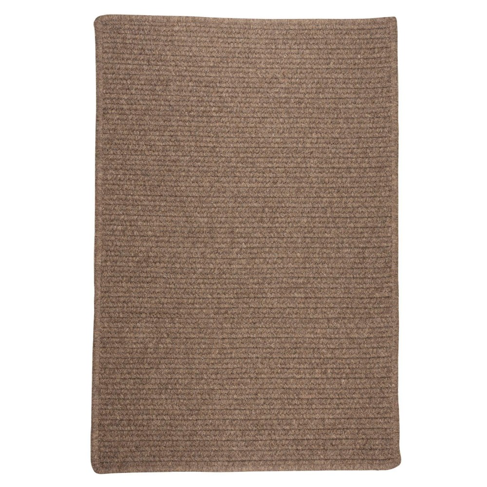 Courtyard Rectangle Area Rug 2 by 10Feet Cocoa