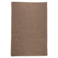 Courtyard Rectangle Area Rug 2 by 10Feet Cocoa