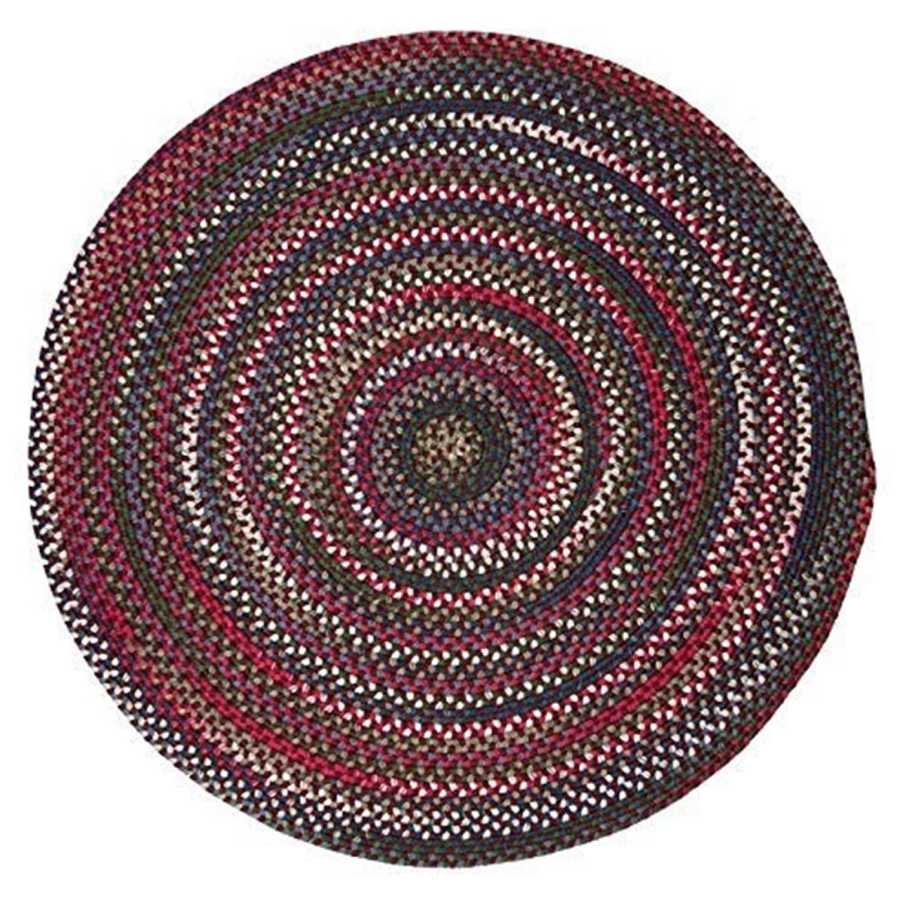 Chestnut Knoll Round Area Rug 8Feet Amber Rose