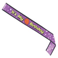 Its My Birthday Satin Sash Party Accessory 1 Count 1Pkg