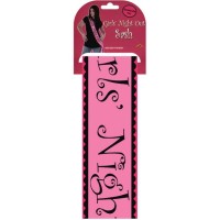 Girls Night Out Satin Sash Party Accessory 1 Count 1Pkg