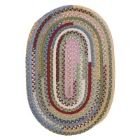 Chestnut Knoll Oval Area Rug 10 by 13Feet Thyme Green