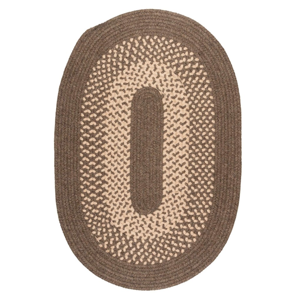 Madison Round Area Rug 8Feet Roasted Brown