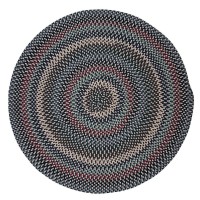 Boston Common Braided Rug 8x8 Winter Blues