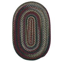 Chestnut Knoll Oval Area Rug 2 by 10Feet Thyme Green