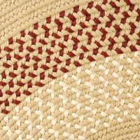 Colonial Mills Deerfield IndoorOutdoor Braided Area Rug Taupe