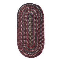 Chestnut Knoll Oval Area Rug 2 by 10Feet Amber Rose