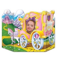 Beistle Princess Chariot Wagon Photo Door Banner 3 1 X 25 Multicolored