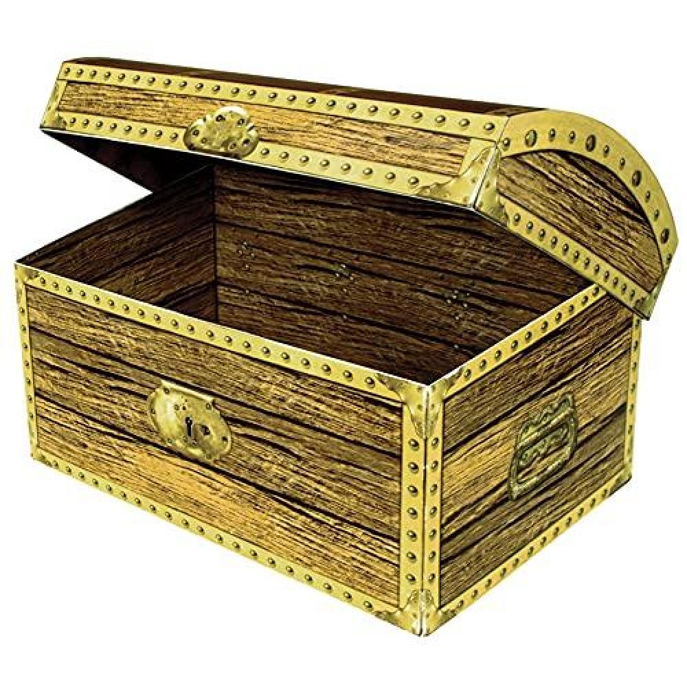 Treasure Chest Box Party Accessory 1 Count 1Pkg