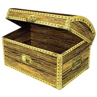 Treasure Chest Box Party Accessory 1 Count 1Pkg