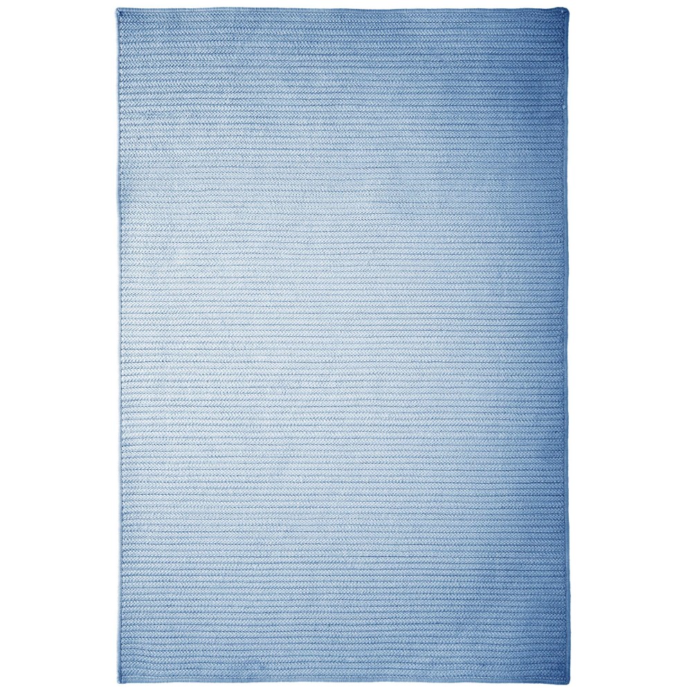 Colonial Mills Simply Home Solid Area Rug 6x9 Blue Ice