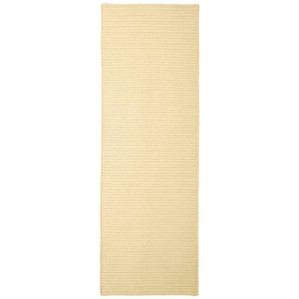 Colonial Mills Simply Home Solid Area Rug 2x7 Pale Banana