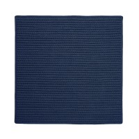 Colonial Mills Simply Home Solid Area Rug 5x5 Navy