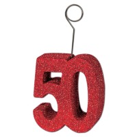 Beistle Glittered 50 Photo Balloon Holder