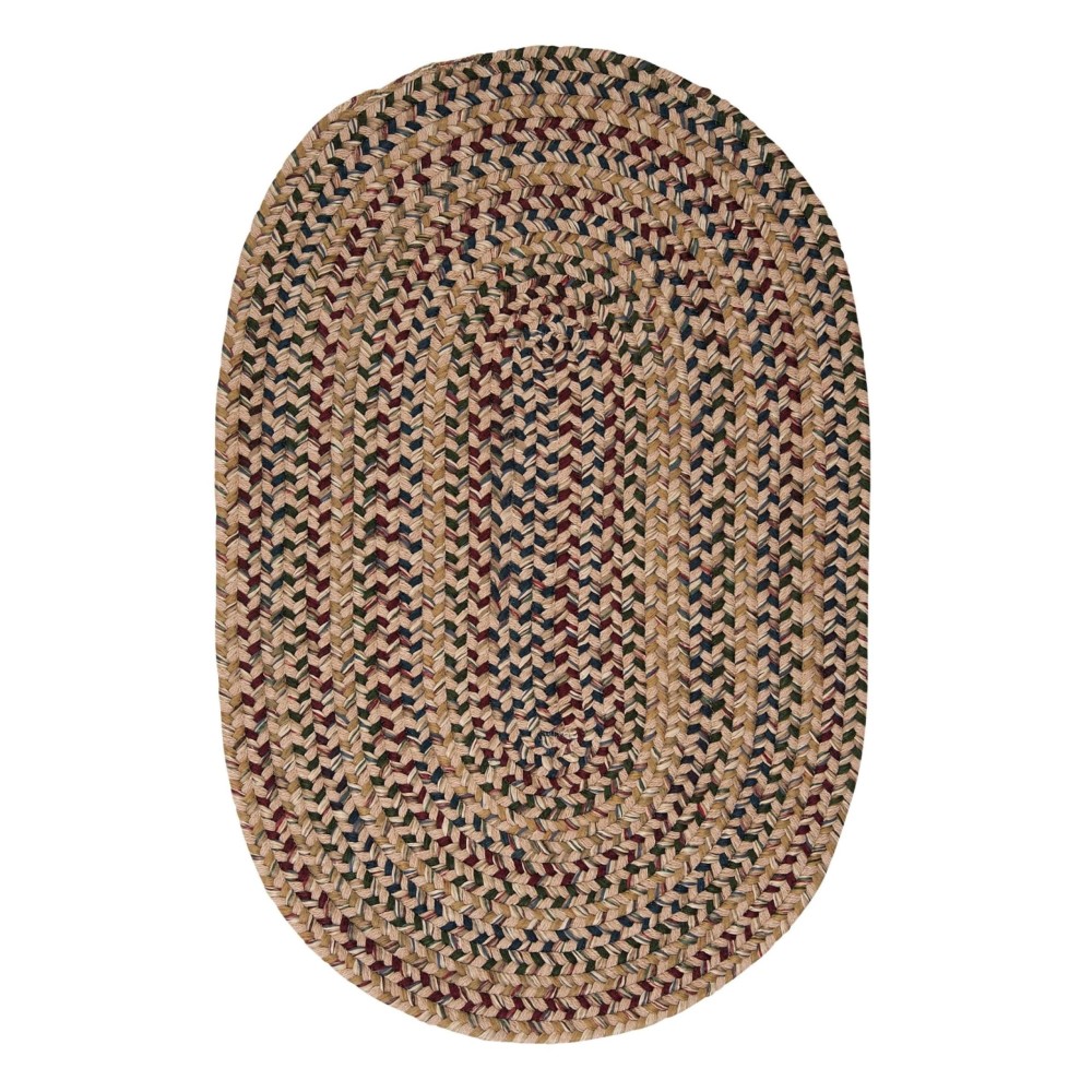 Twilight Round Area Rug 4 by 4Feet Oatmeal