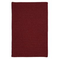 Courtyard Rectangle Area Rug 7 by 9Feet Sangria