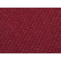 Courtyard Rectangle Area Rug 7 by 9Feet Sangria