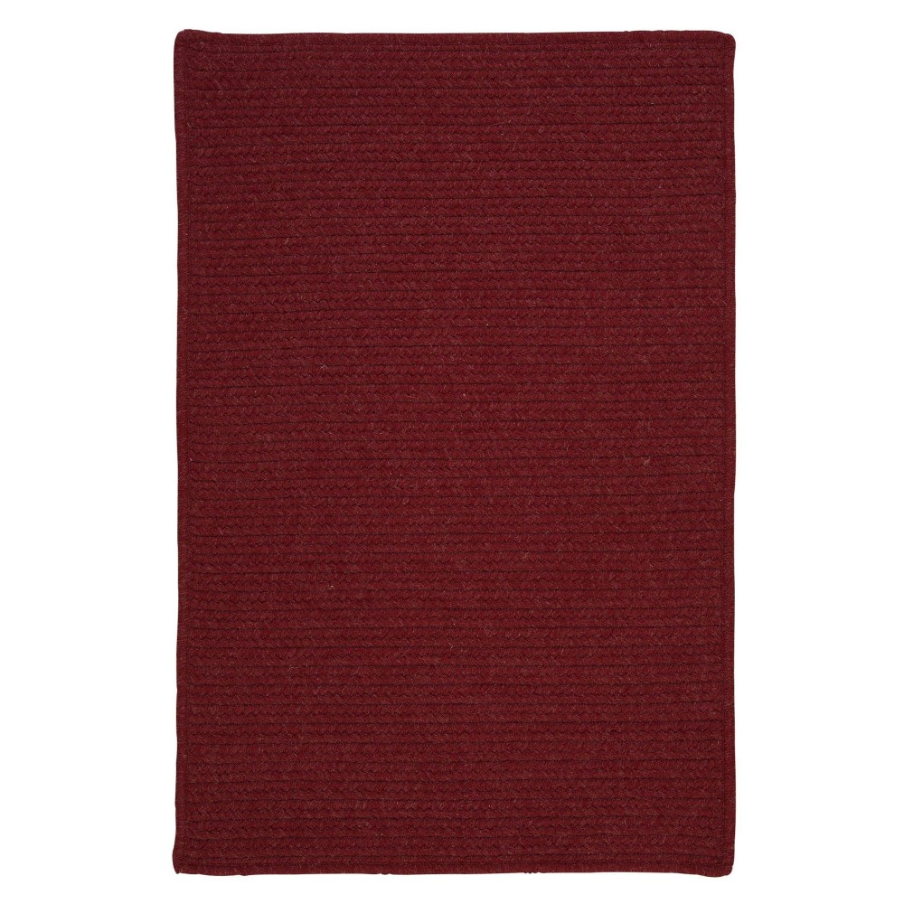 Courtyard Rectangle Area Rug 5 x 8 Sangria