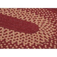 Colonial Mills Floor Decorative Madison Holly Berry Oval Rug Area 3x5