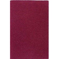 Colonial Mills Courtyard Rectangular 8 x 11 Braided Modern Area Rug In Red Solid