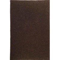 Colonial Mills Courtyard Rectangular 10 x 13 Braided Modern Area Rug In Brown Solid