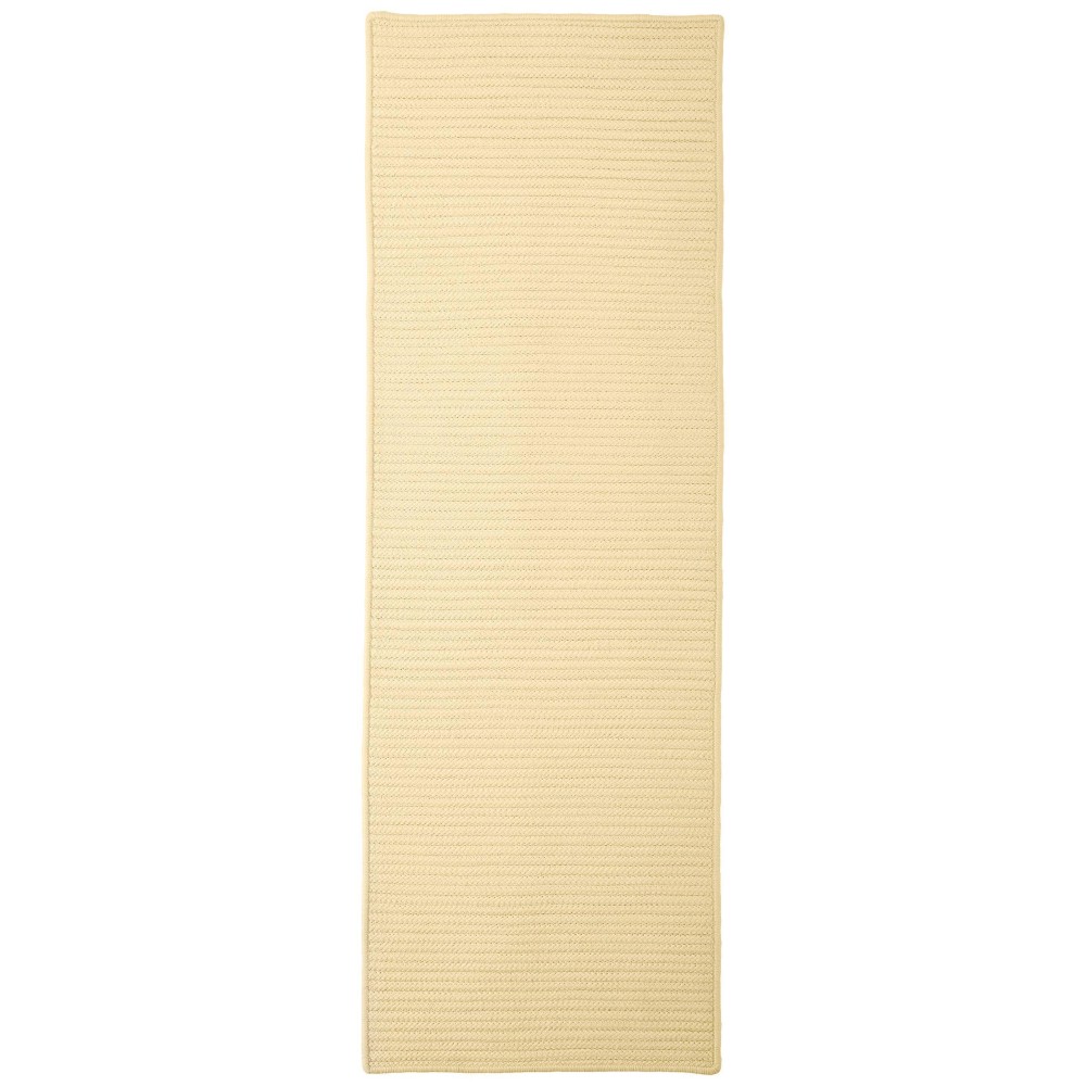 Colonial Mills Simply Home Solid Area Rug 2x5 Pale Banana