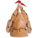 Beistle Plush Lightup Christmas Turkey Hat With Battery Powered Lights Add Festive Cheer To Holiday Gatherings Thanksgiving