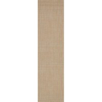 Monaco Sisal MC100 Taupe 23 x 76 Runner Rug